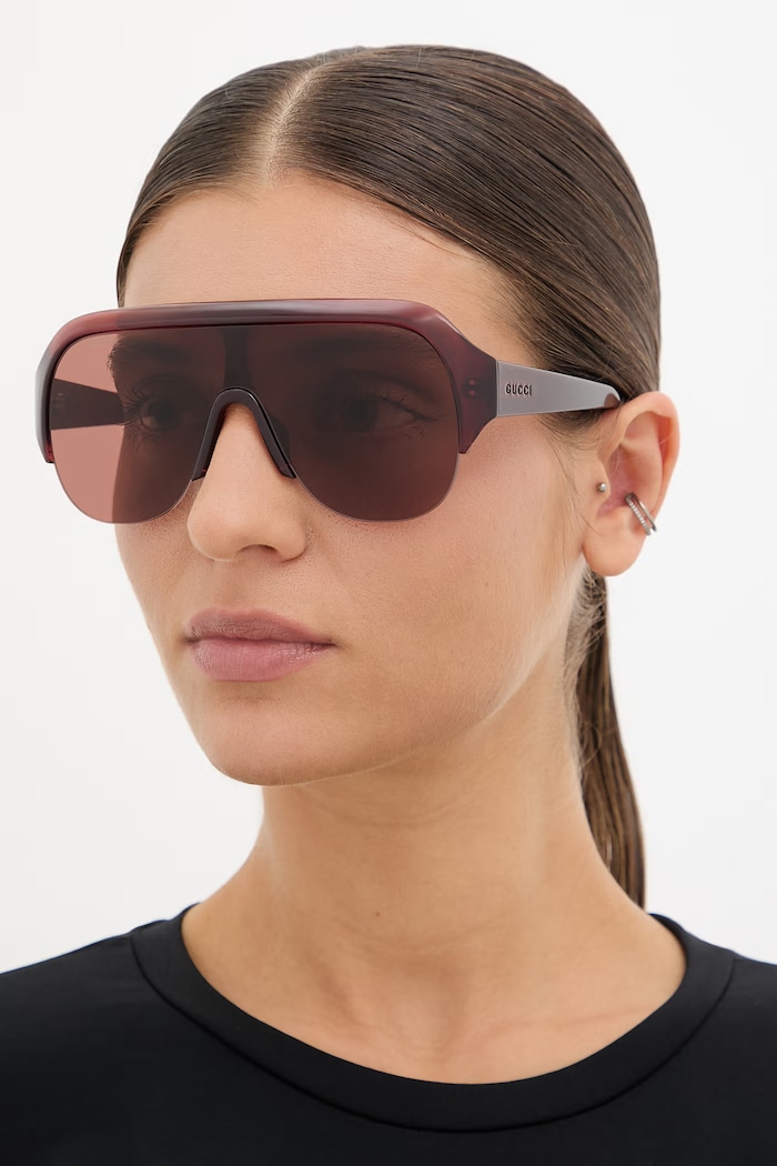 Gucci occhiali da sole da donna granata GG2023S
