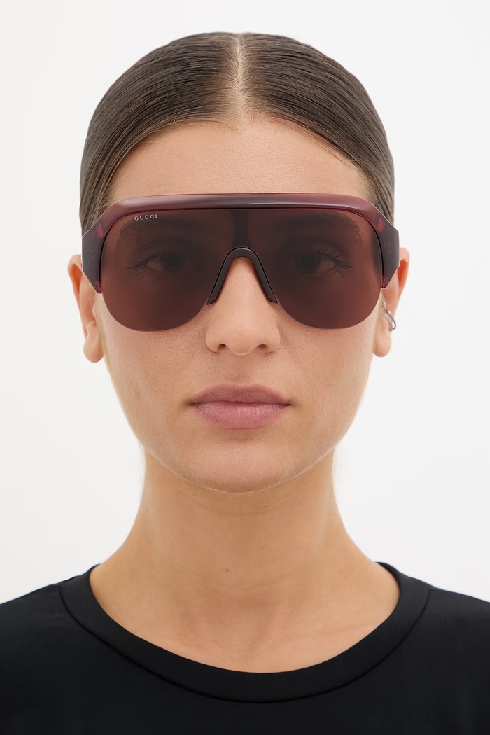 Gucci occhiali da sole da donna GG2023S granata