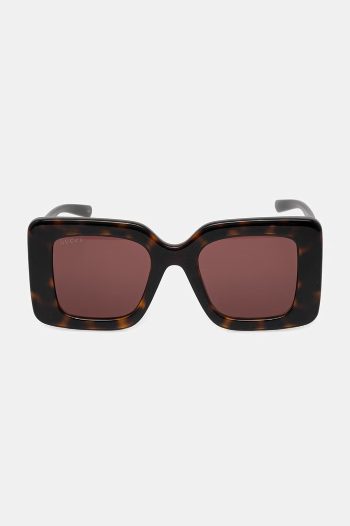 Gucci slnečné okuliare dámske GG2025S hnedá AA00