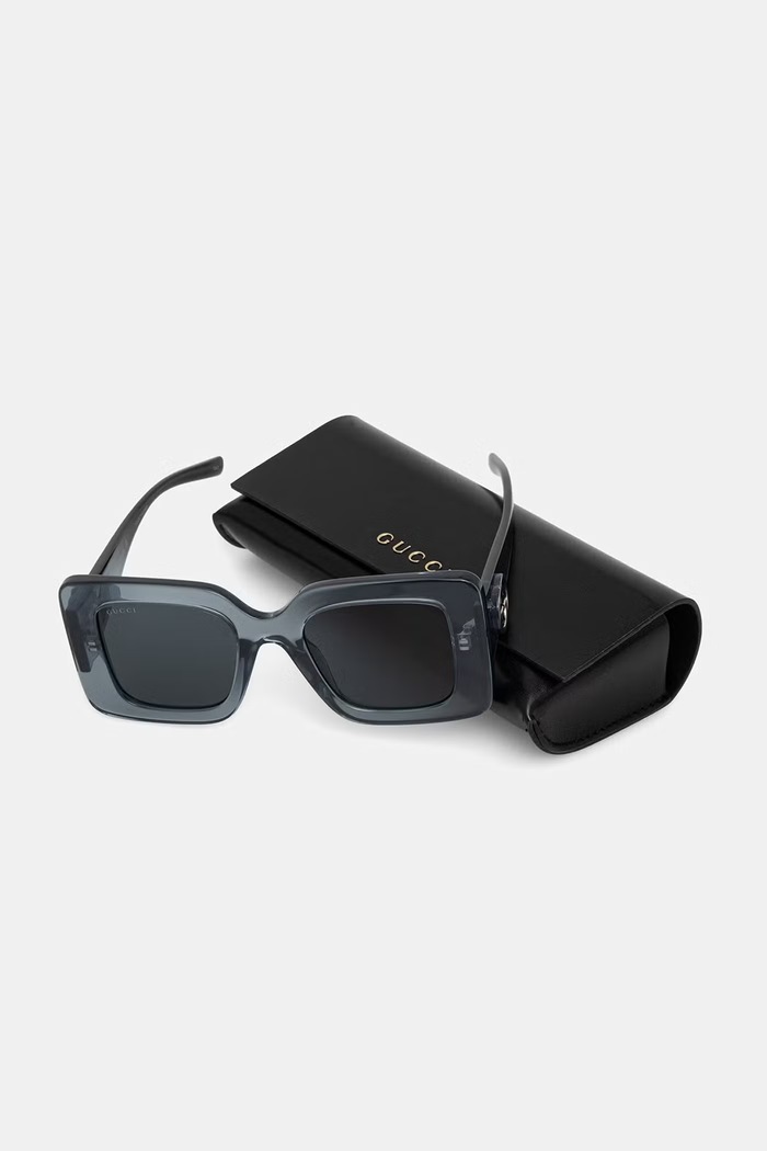 Akcesoria Gucci okulary przeciwsłoneczne damskie GG2025S szary