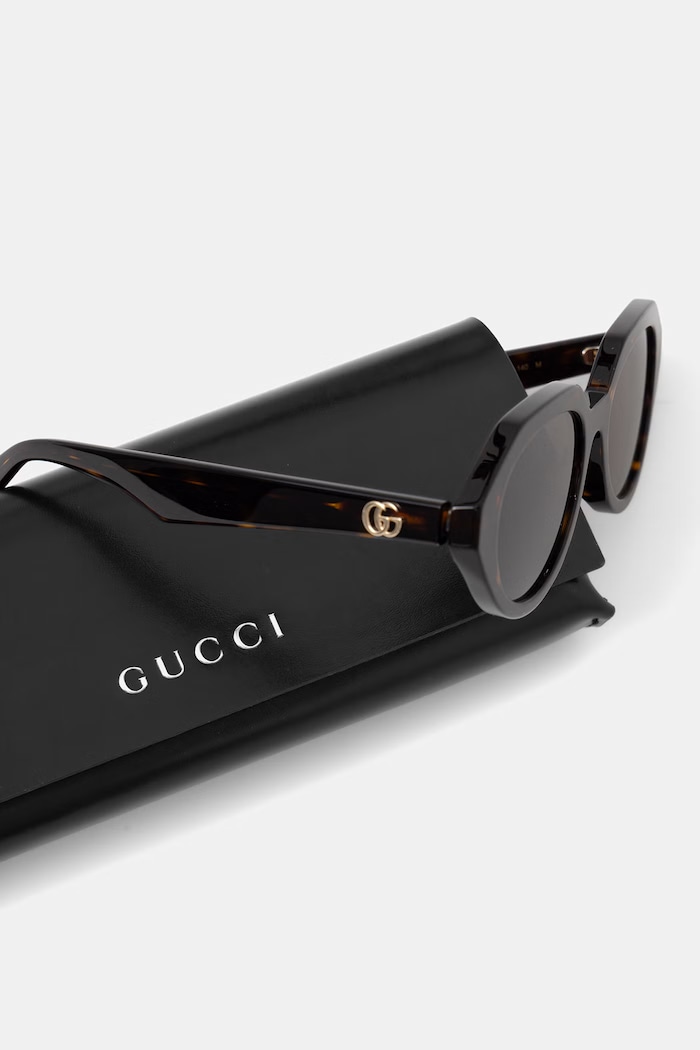 Akcesoria Gucci okulary przeciwsłoneczne damskie GG2178S brązowy