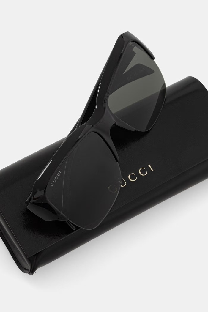 Akcesoria Gucci okulary przeciwsłoneczne damskie GG2024S czarny