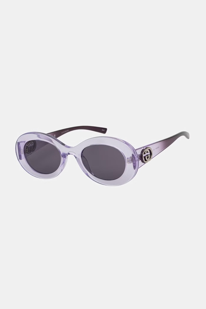 Gucci okulary przeciwsłoneczne damskie fioletowy GG2026S