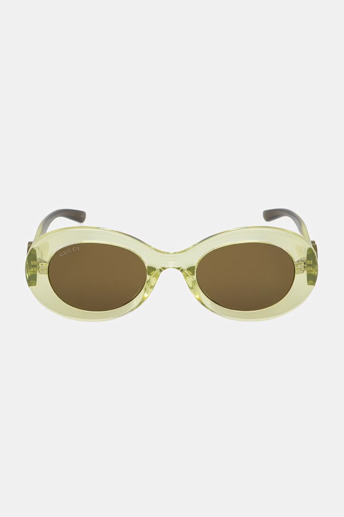 Gucci okulary przeciwsłoneczne damskie GG2026S zielony AA00