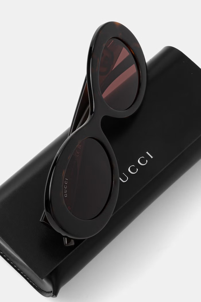 Akcesoria Gucci okulary przeciwsłoneczne damskie GG2026S brązowy
