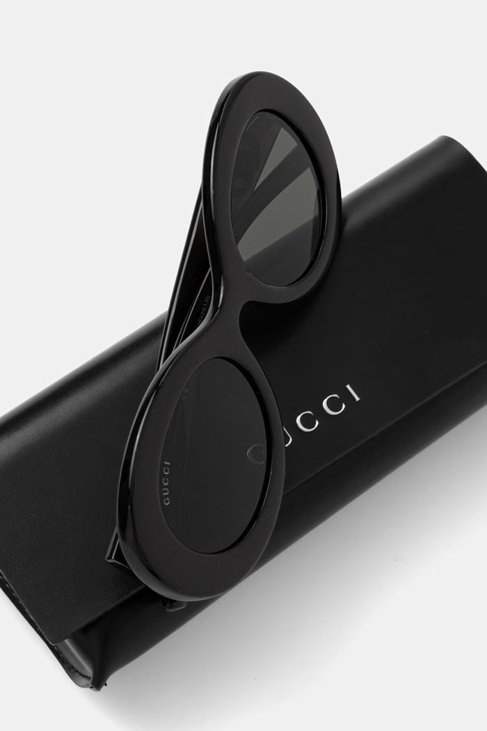 Akcesoria Gucci okulary przeciwsłoneczne damskie GG2026S czarny