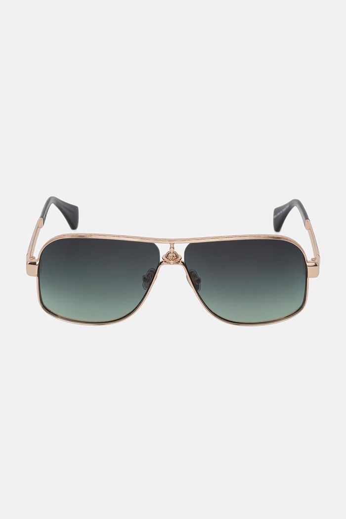 Vivienne Westwood okulary przeciwsłoneczne pilotki damskie Keith VW5101 złoty AA00