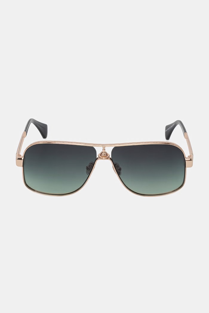 Vivienne Westwood okulary przeciwsłoneczne pilotki damskie Keith VW5101 złoty AA00