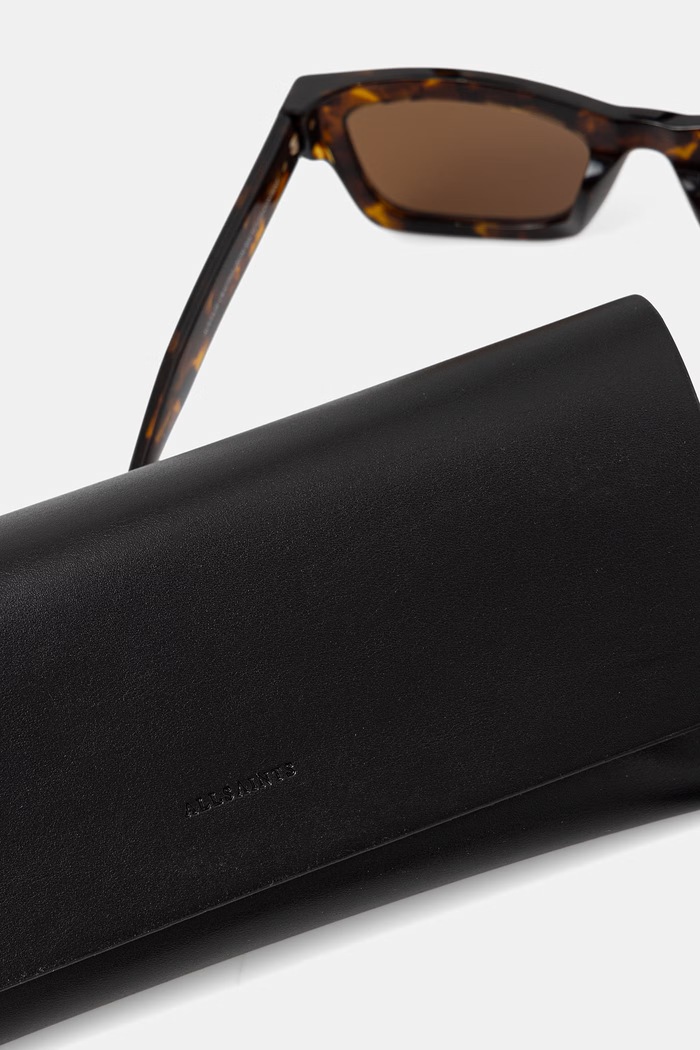 Akcesoria AllSaints okulary przeciwsłoneczne wayfarer damskie Mimi ALS5033 brązowy