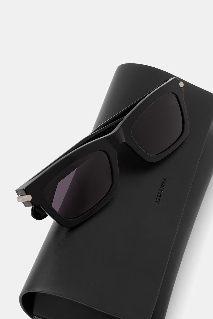AllSaints slnečné okuliare wayfarer dámske Mimi čierna ALS5033