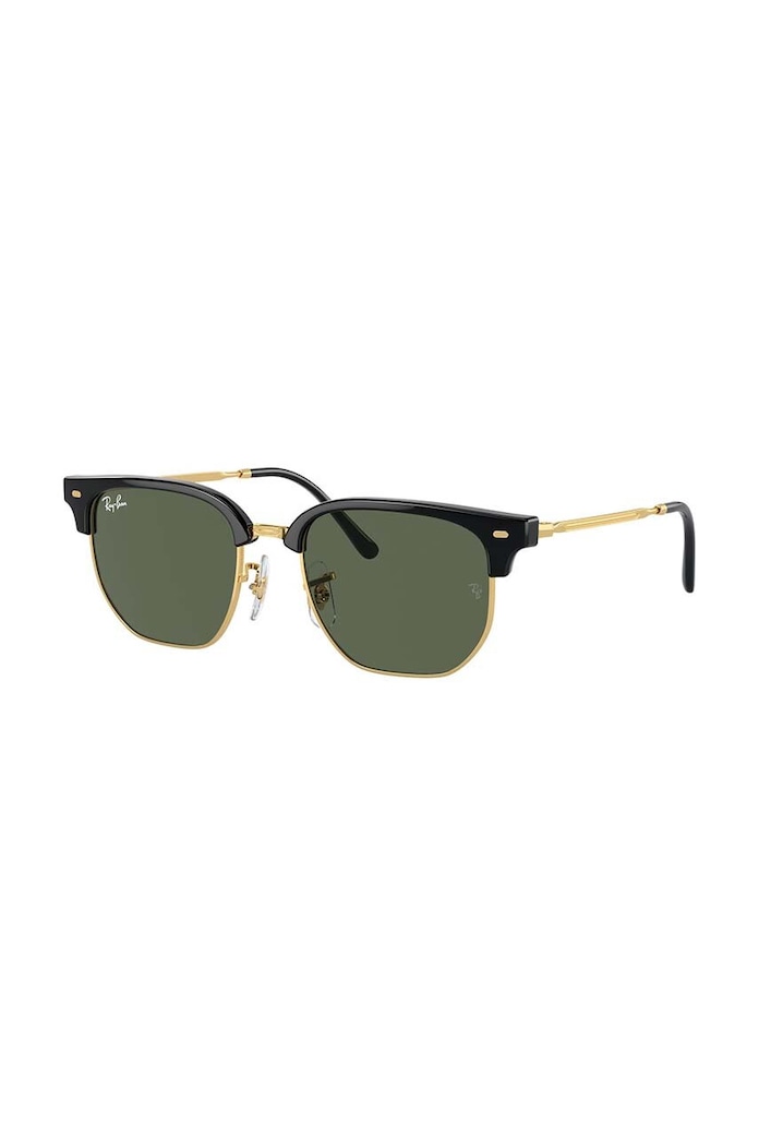 Ray-Ban okulary przeciwsłoneczne dziecięce JUNIOR NEW CLUBMASTER czarny 0RJ9116S