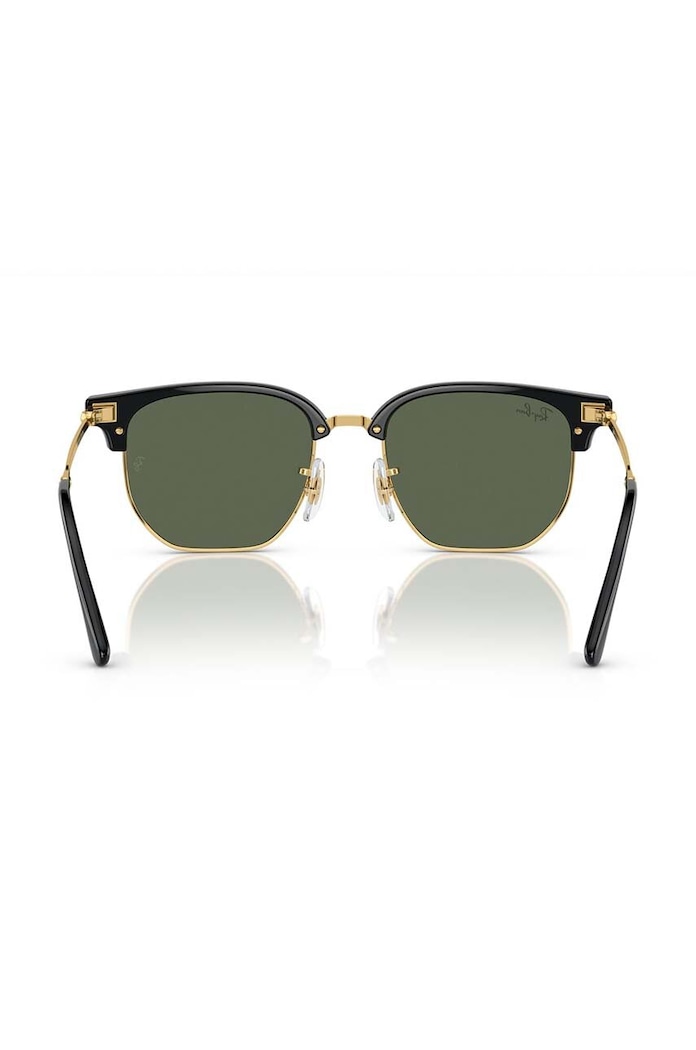 Ray-Ban okulary przeciwsłoneczne dziecięce JUNIOR NEW CLUBMASTER czarny 0RJ9116S