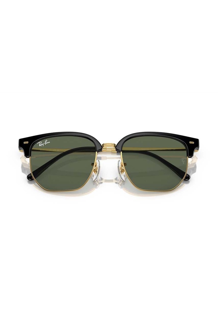 Ray-Ban okulary przeciwsłoneczne dziecięce JUNIOR NEW CLUBMASTER 0RJ9116S czarny