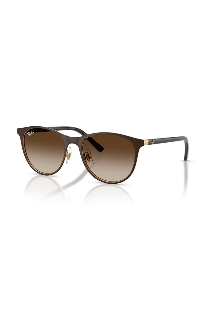 Ray-Ban слънчеви очила за деца кафяв 0RJ9552S