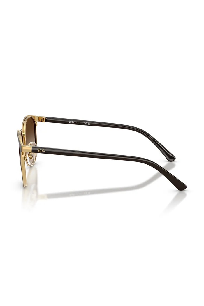 Момиче Ray-Ban слънчеви очила за деца 0RJ9552S кафяв