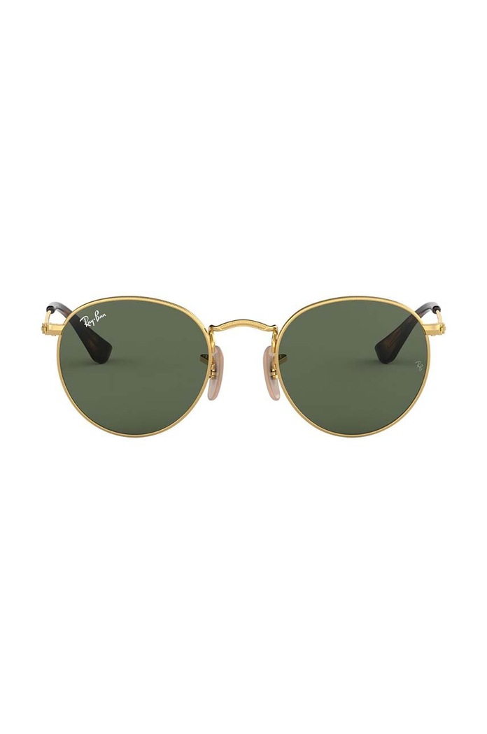 Detské slnečné okuliare Ray-Ban Round Kids JUNIOR ROUND 0RJ9547S zelená AA00