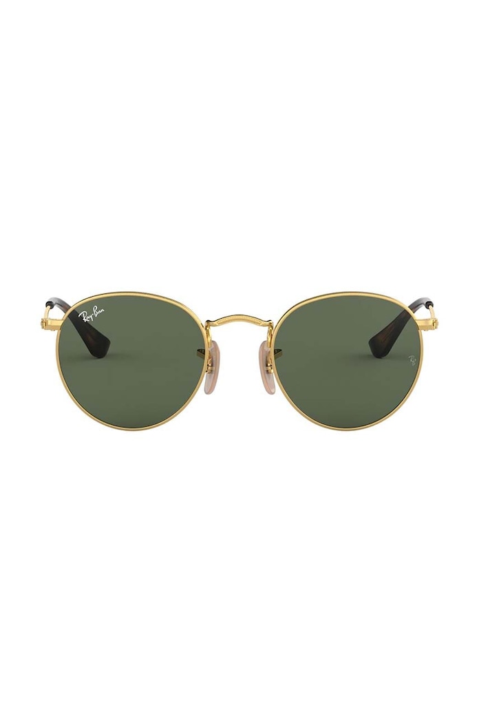 Detské slnečné okuliare Ray-Ban Round Kids JUNIOR ROUND 0RJ9547S zelená AA00