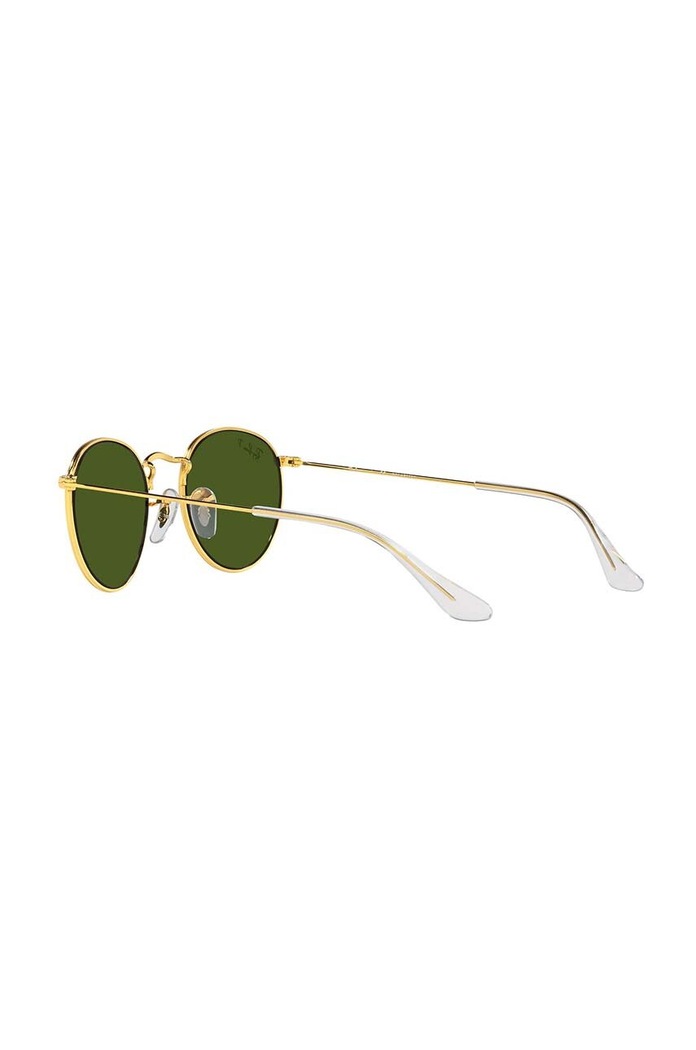 Ray-Ban okulary przeciwsłoneczne dziecięce JUNIOR ROUND 0RJ9547S.Polarized zielony