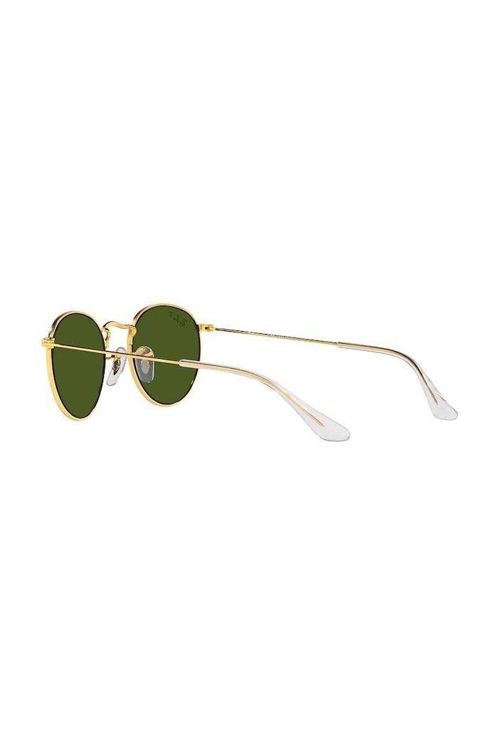 Ray-Ban okulary przeciwsłoneczne dziecięce JUNIOR ROUND 0RJ9547S.Polarized zielony