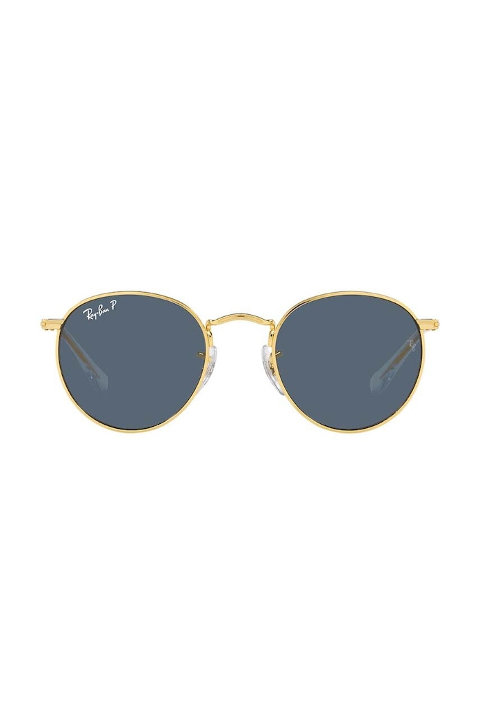 Detské slnečné okuliare Ray-Ban Round Kids JUNIOR ROUND 0RJ9547S.Polarized modrá AA00