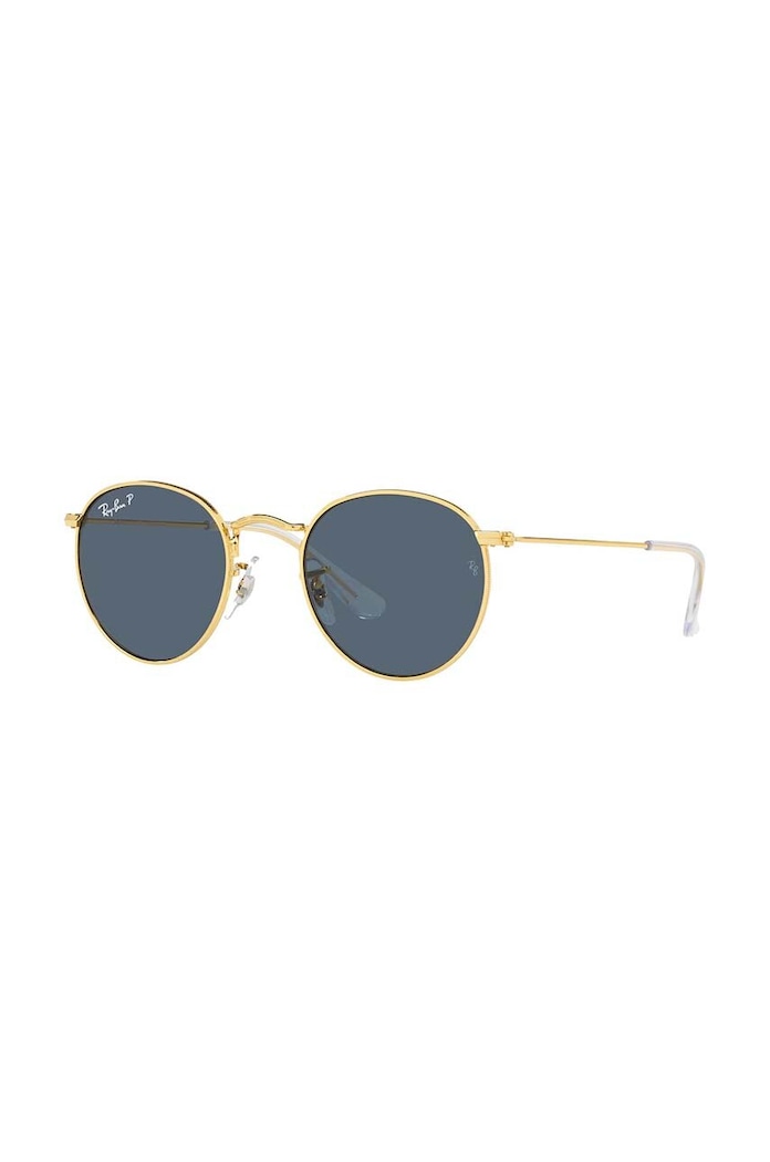 Detské slnečné okuliare Ray-Ban Round Kids JUNIOR ROUND modrá 0RJ9547S.Polarized