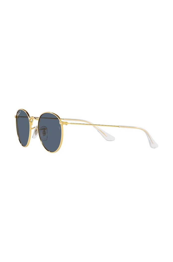 Chlapec Detské slnečné okuliare Ray-Ban Round Kids JUNIOR ROUND 0RJ9547S.Polarized modrá