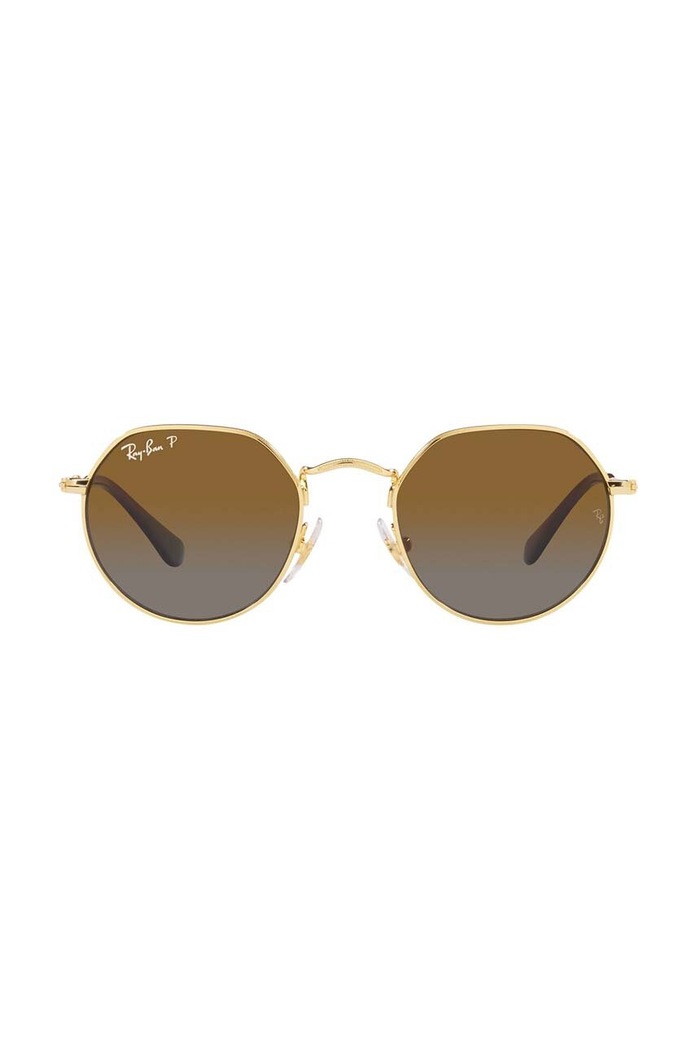 Detské slnečné okuliare Ray-Ban Junior Jack 0RJ9565S.Polarized hnedá AA00