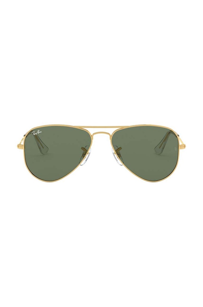 Dječje sunčane naočale Ray-Ban Junior Aviator 0RJ9506S.K zelena AA00