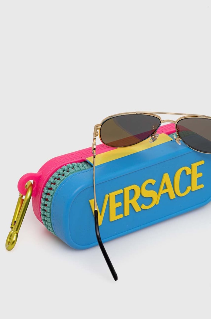 Παιδικά γυαλιά ηλίου Versace χρυσαφί 0VK2002