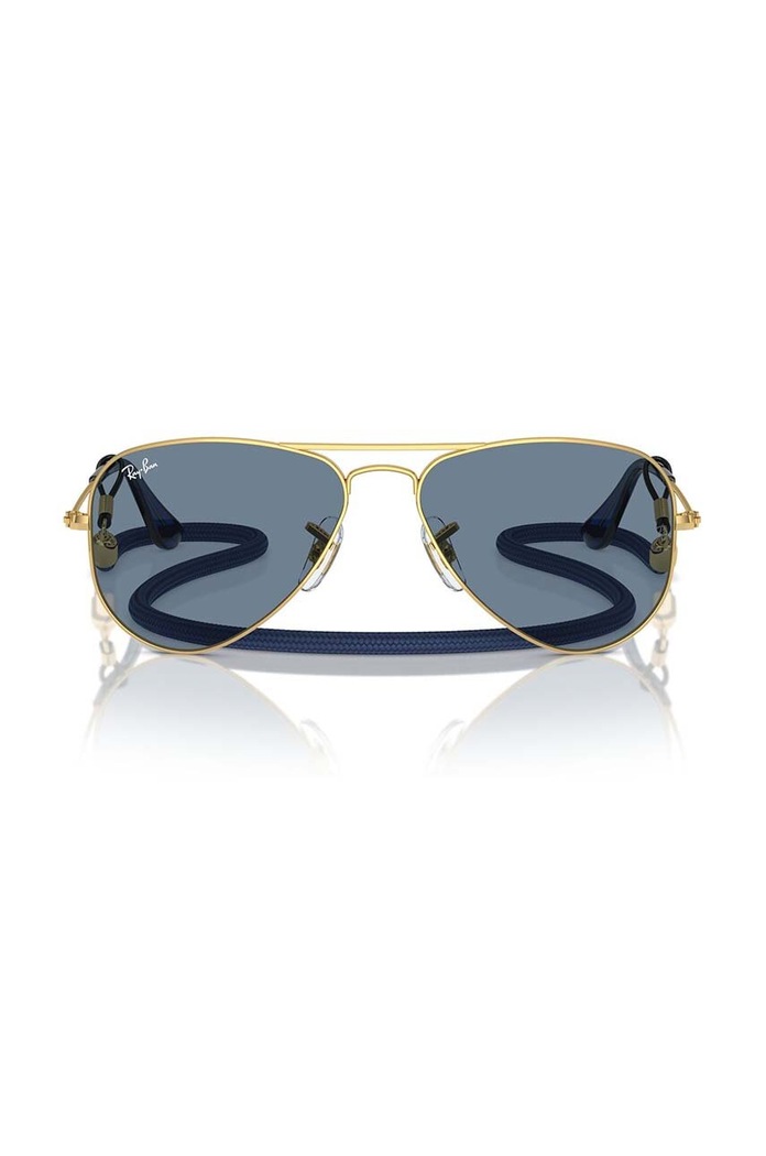 Otroška sončna očala Ray-Ban JUNIOR AVIATOR 0RJ9506S.PPYH modra AA00