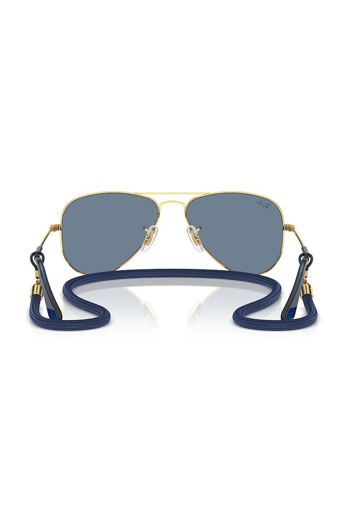Otroška sončna očala Ray-Ban JUNIOR AVIATOR modra 0RJ9506S.PPYH