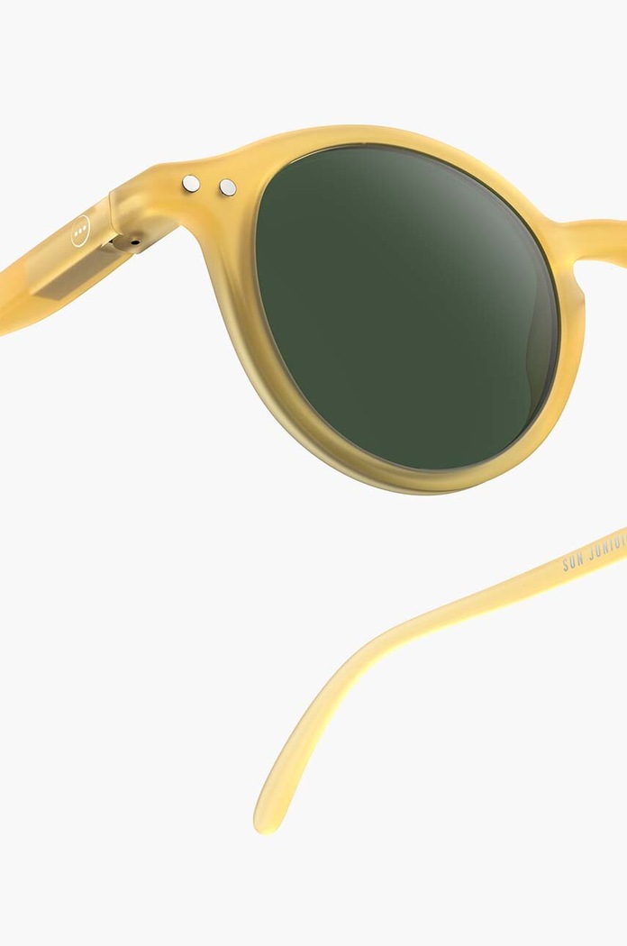 IZIPIZI okulary przeciwsłoneczne dziecięce JUNIOR SUN #d żółty JSLMSD
