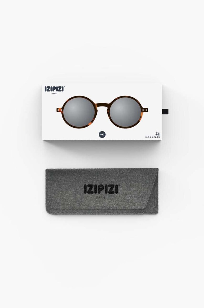 IZIPIZI okulary przeciwsłoneczne dziecięce JUNIOR SUN #g JSLMSG brązowy