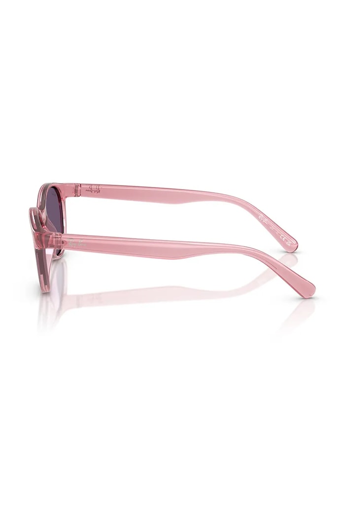 Chłopiec Ray-Ban okulary przeciwsłoneczne dziecięce 0RJ9080S różowy