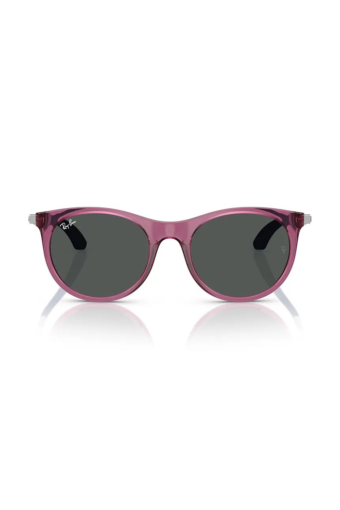 Ray-Ban okulary przeciwsłoneczne dziecięce 0RJ9082S fioletowy AA00