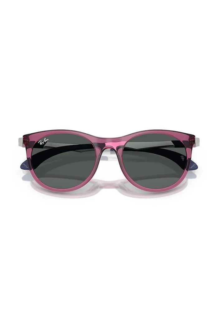 Ray-Ban okulary przeciwsłoneczne dziecięce 0RJ9082S fioletowy