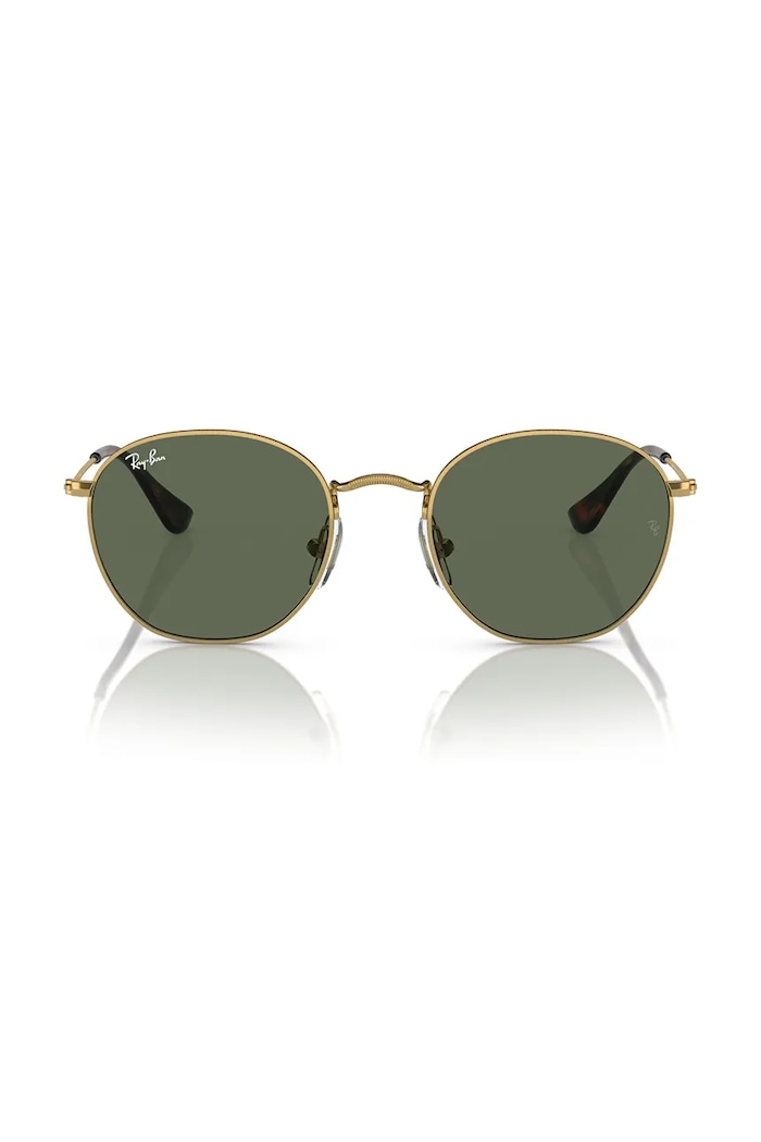 Ray-Ban okulary przeciwsłoneczne dziecięce JUNIOR ROB 0RJ9572S zielony AA00