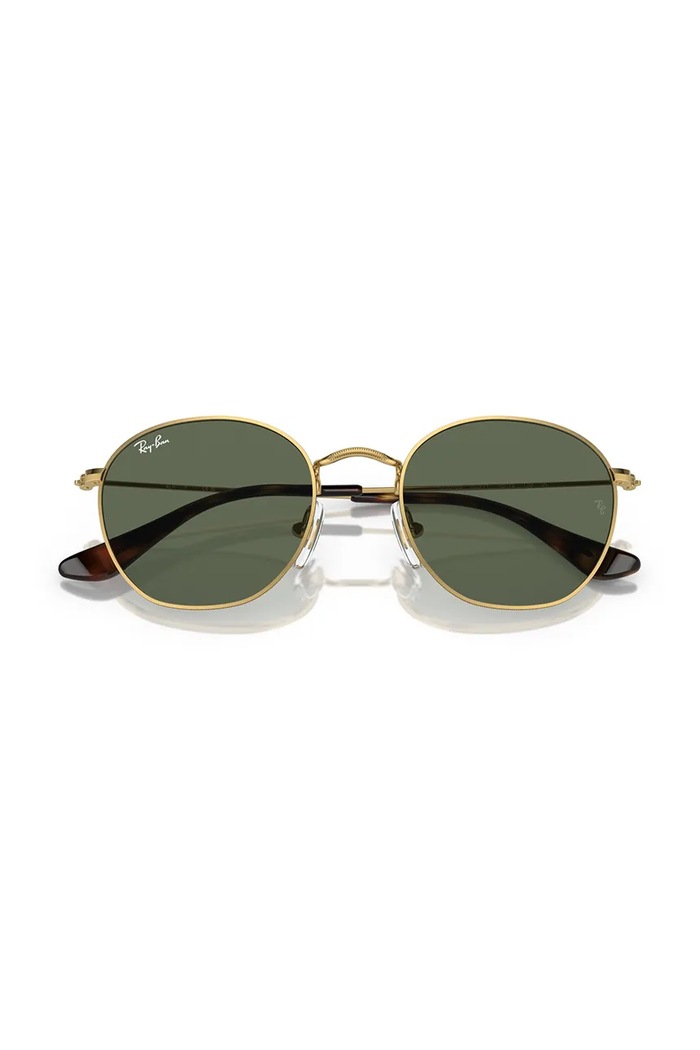 Ray-Ban okulary przeciwsłoneczne dziecięce JUNIOR ROB 0RJ9572S zielony
