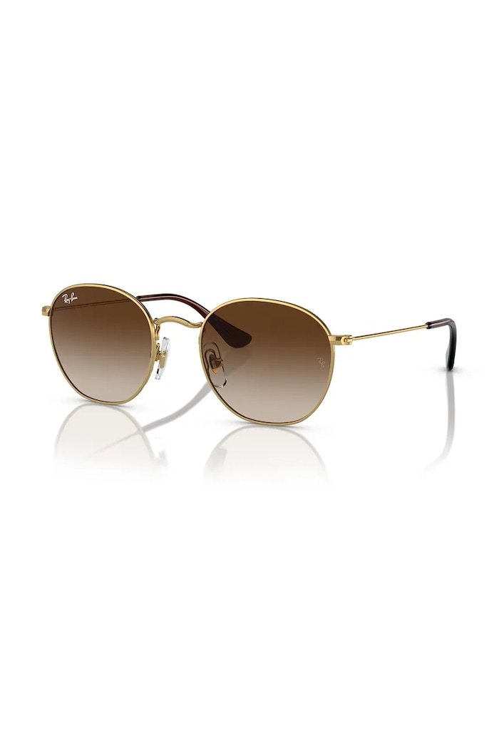 Ray-Ban okulary przeciwsłoneczne dziecięce JUNIOR ROB brązowy 0RJ9572S