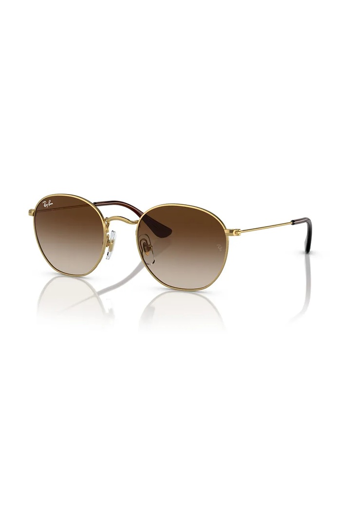 Ray-Ban okulary przeciwsłoneczne dziecięce JUNIOR ROB brązowy 0RJ9572S