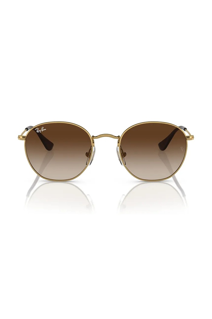 Ray-Ban okulary przeciwsłoneczne dziecięce JUNIOR ROB 0RJ9572S brązowy AA00