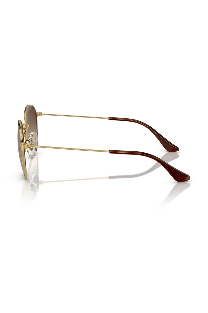 Chłopiec Ray-Ban okulary przeciwsłoneczne dziecięce JUNIOR ROB 0RJ9572S brązowy