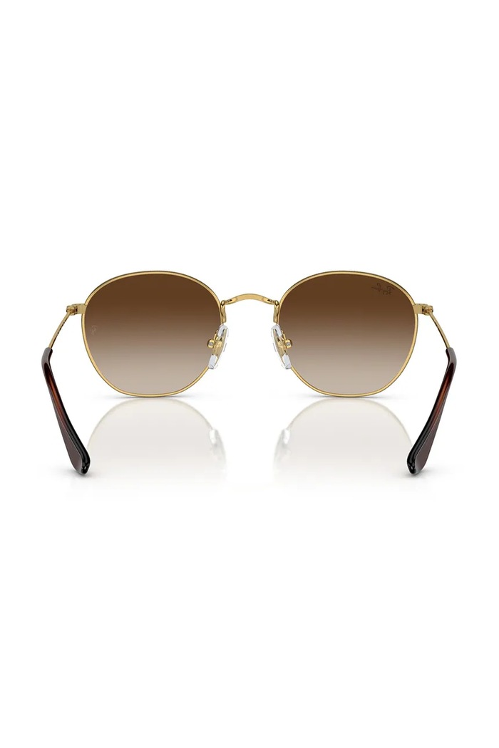 Ray-Ban okulary przeciwsłoneczne dziecięce JUNIOR ROB brązowy 0RJ9572S