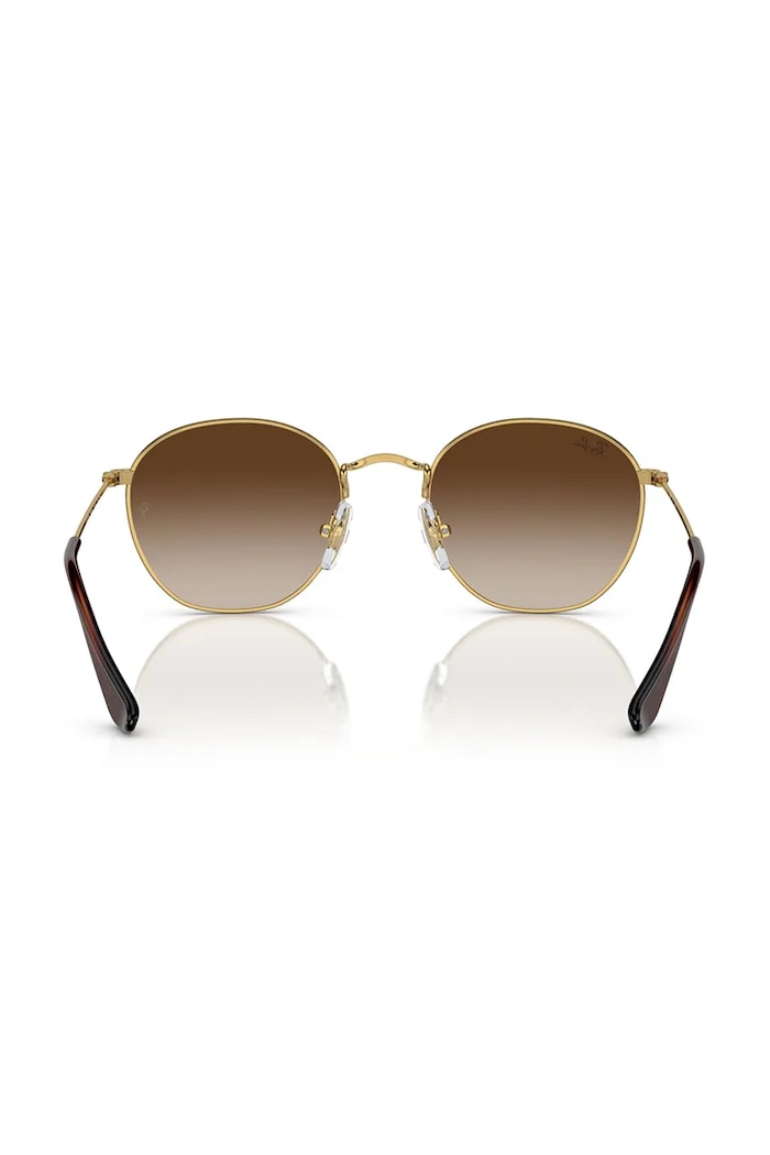 Ray-Ban okulary przeciwsłoneczne dziecięce JUNIOR ROB brązowy 0RJ9572S