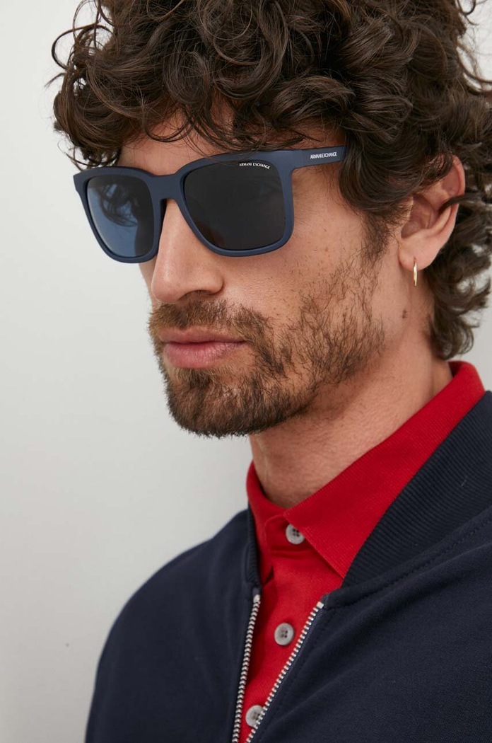 Sluneční brýle Armani Exchange modrá 0AX4112S