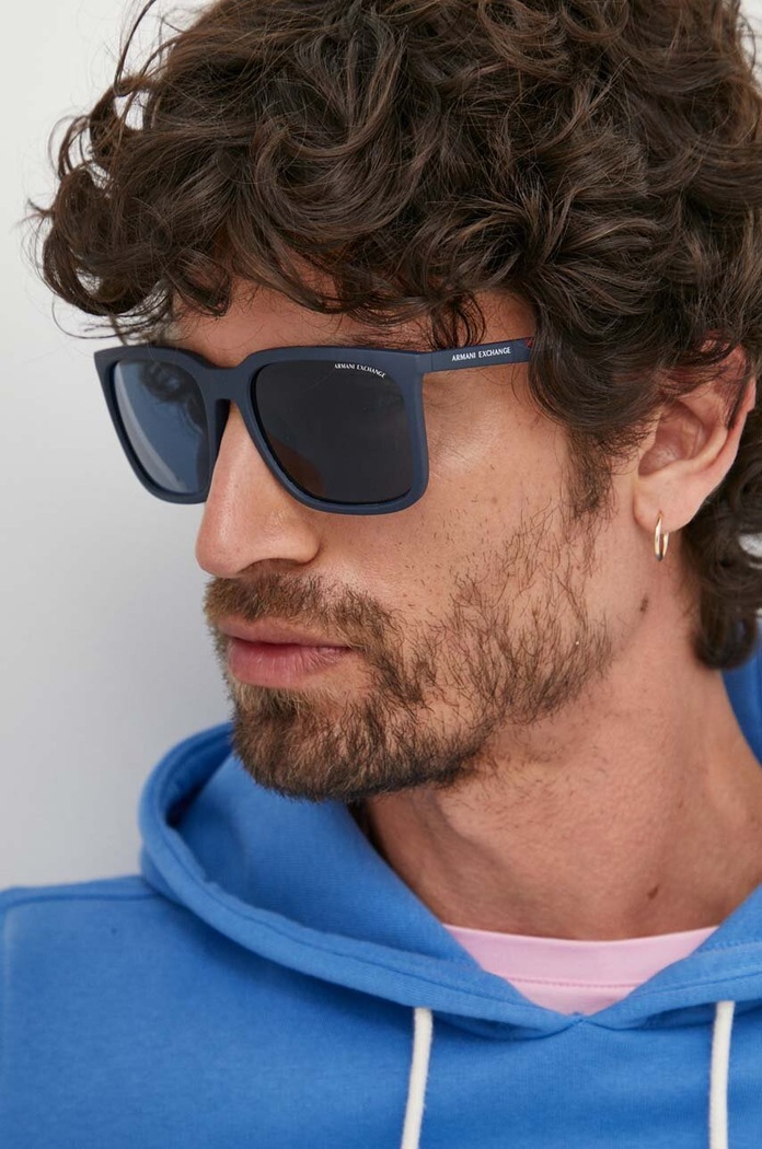 Armani Exchange okulary przeciwsłoneczne granatowy 0AX4117SU