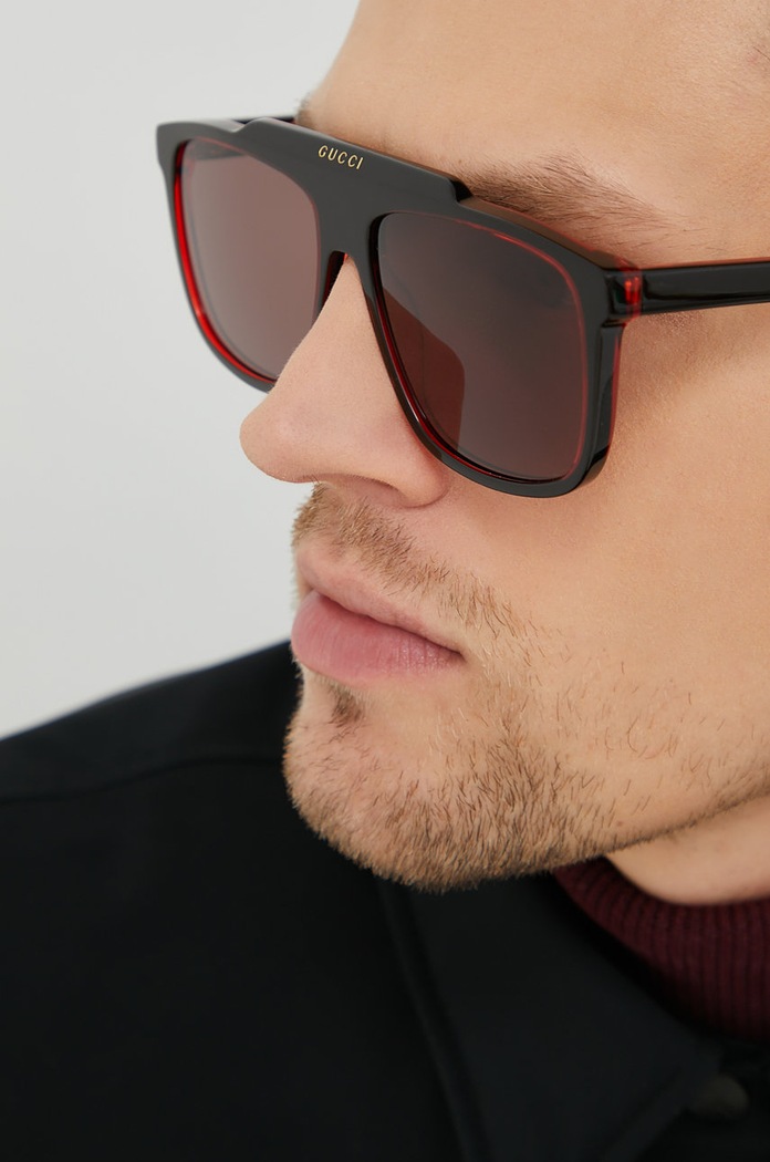Gucci okulary przeciwsłoneczne GG1039S brązowy AA00