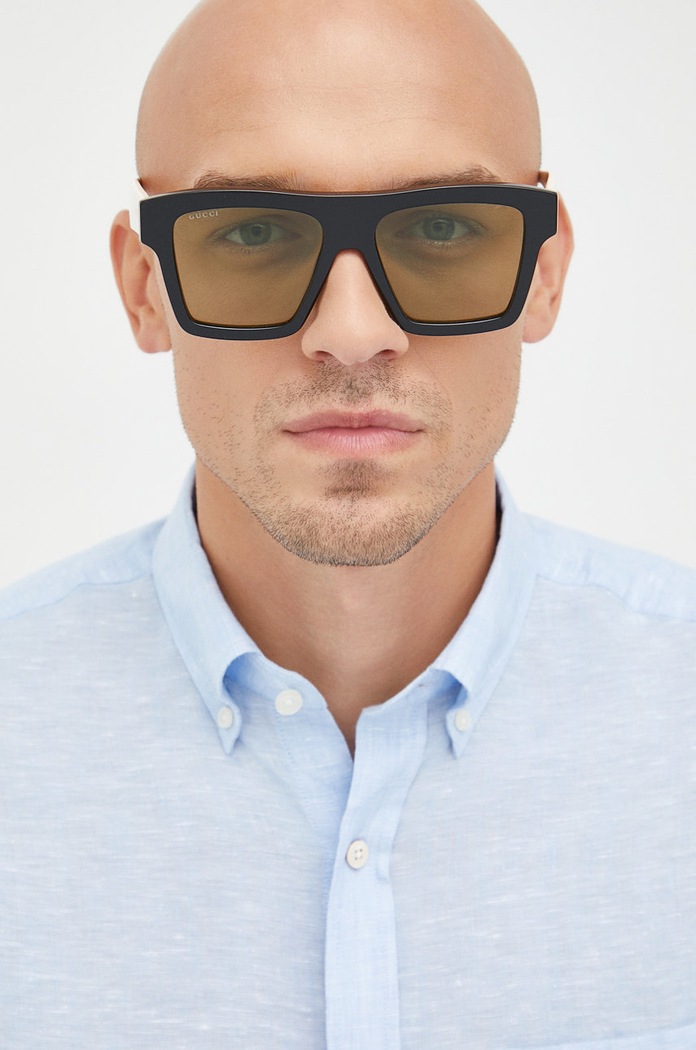 Gucci okulary przeciwsłoneczne jednolita czarny GG0962S