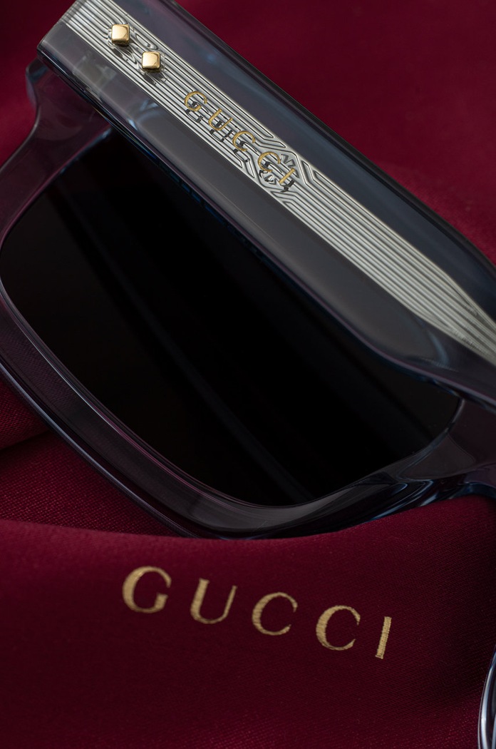 Okulary przeciwsłoneczne Gucci GG1085S niebieski