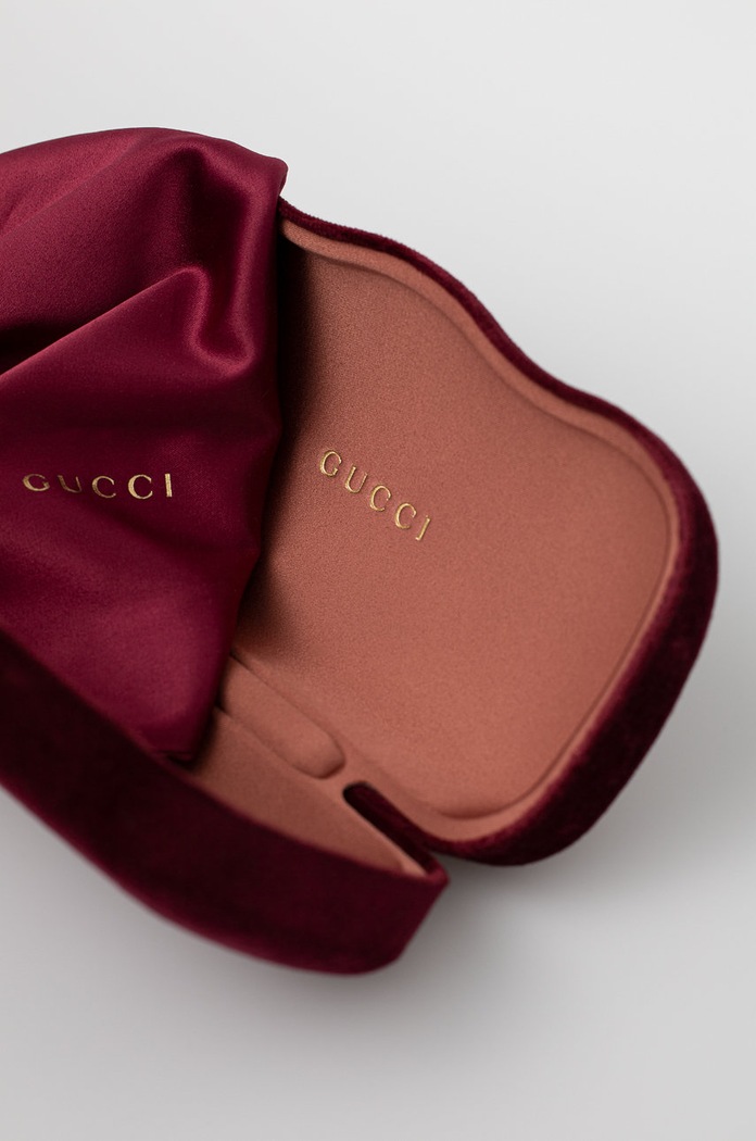Okulary przeciwsłoneczne Gucci niebieski GG1085S
